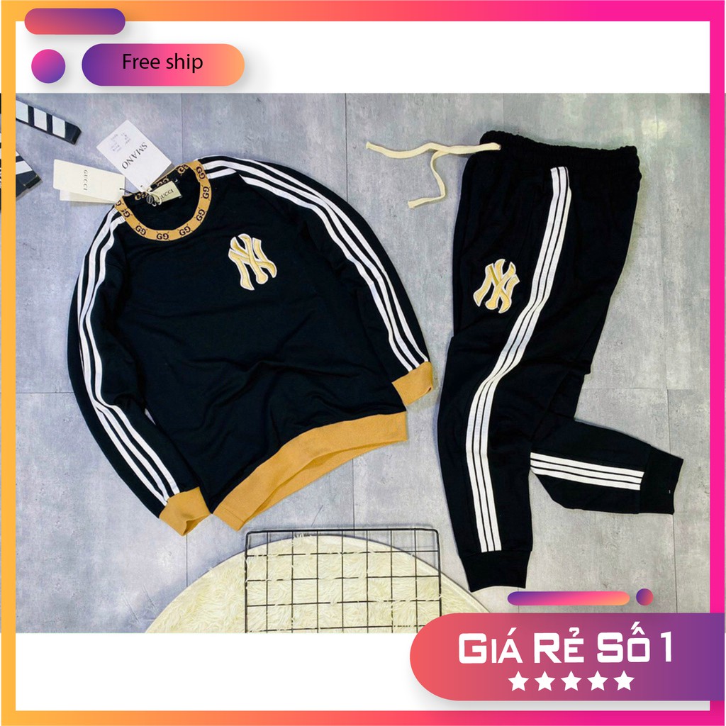 [ Giảm 50% ] Bộ Thu Đông Ny Cổ Vàng Mẫu Mới NS