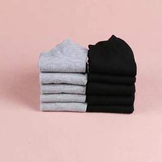 Tất vớ nam nữ trơn cổ ngắn basic [WAZZI.SHOP]