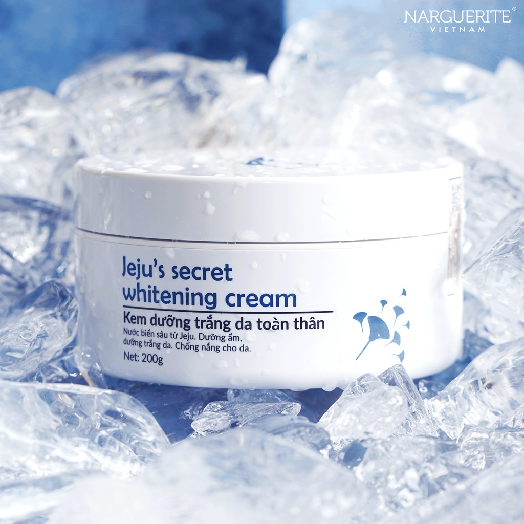Kem dưỡng trắng da toàn thân Narguerite Jeju's Secret Cream 200g
