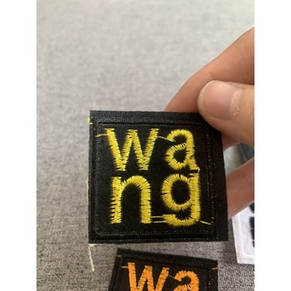 LOgo thêu chữ WANG