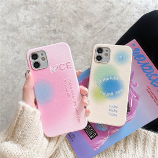 Ốp điện thoại silicon mềm họa tiết nhiều màu cho iPhone 7 8 Plus X XR Xs Max 11 Pro Max 12
