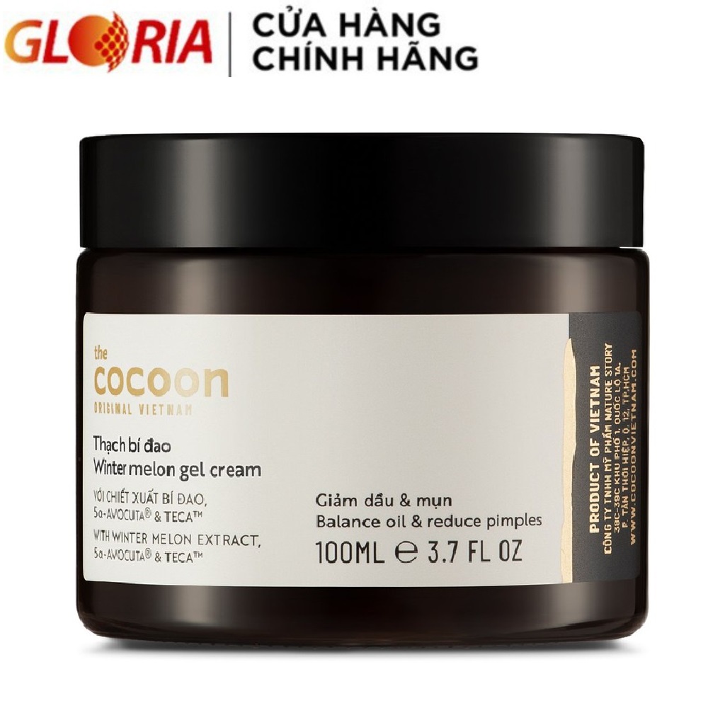 [Mã COSGLORIAT3 -8% đơn 250K] Bigsize - Thạch Bí Đao Cocoon Cấp Ẩm Và Ngừa Mụn 100ml