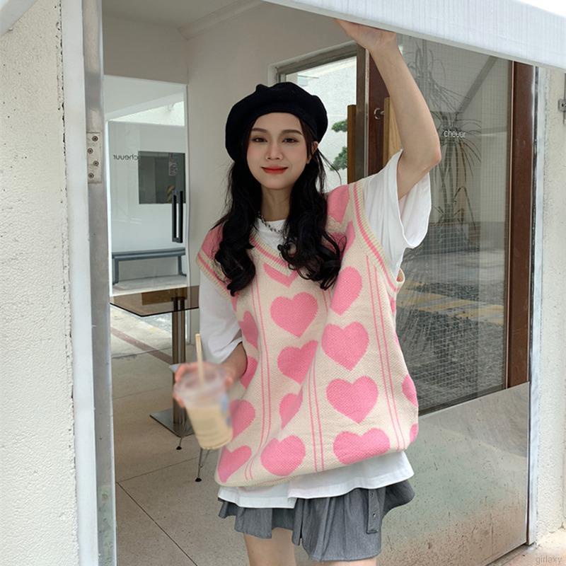 Áo len nữ không tay cổ chữ V thời trang Hàn Quốc | BigBuy360 - bigbuy360.vn