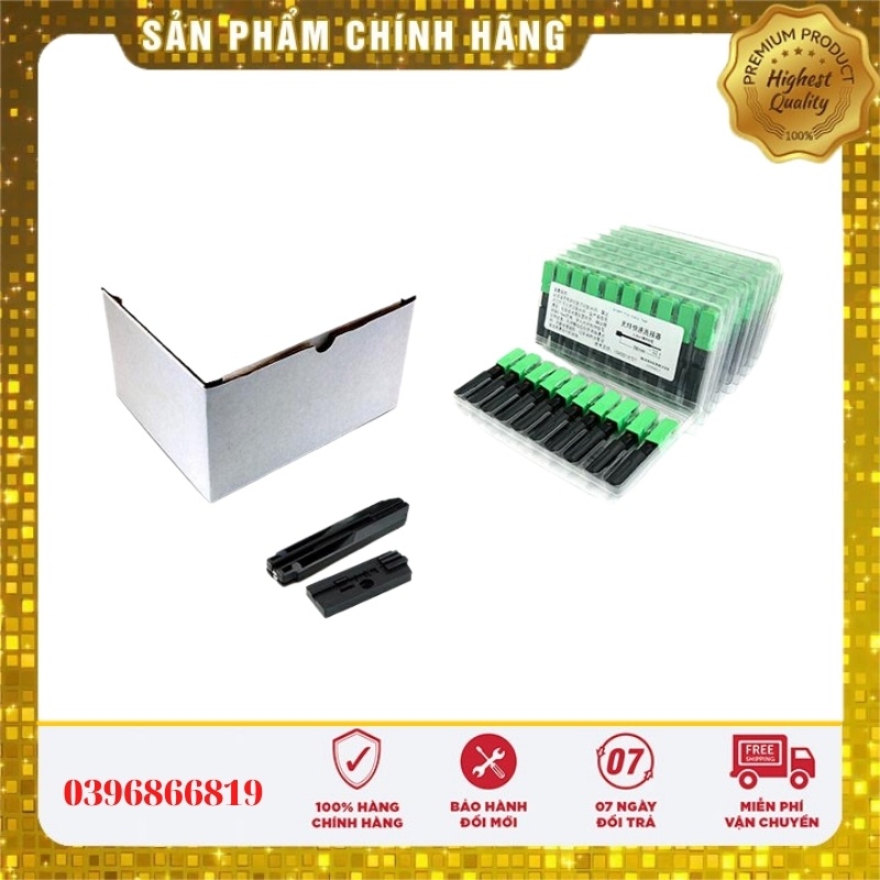 Combo 100 Đầu Fast Sc/Apc Connector Thi Công Cáp Quang Nhanh Không Cần Máy Hàn