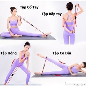 Dây Kéo Đàn Hồi Kháng Lực Vòng Số 8 Tập Gym, Tập Tay Đa Năng Tiện Dụng