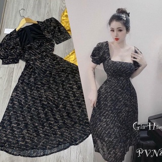 Đầm cổ vuông chữ ký bigsize 50 đến 90kg