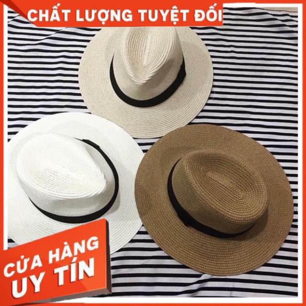 [ SALE SỐC ] Mũ Cói Thời Trang Nam Nữ Cực Đẹp - Mũ Cói Đi Phượt, Du Lịch, Đi Biển Cực Đẹp cho Nam Nữ RiBô