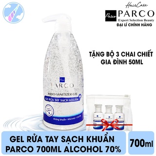 Gel Rửa Tay Sạch Khuẩn Parco 700mL Alcohol 70%