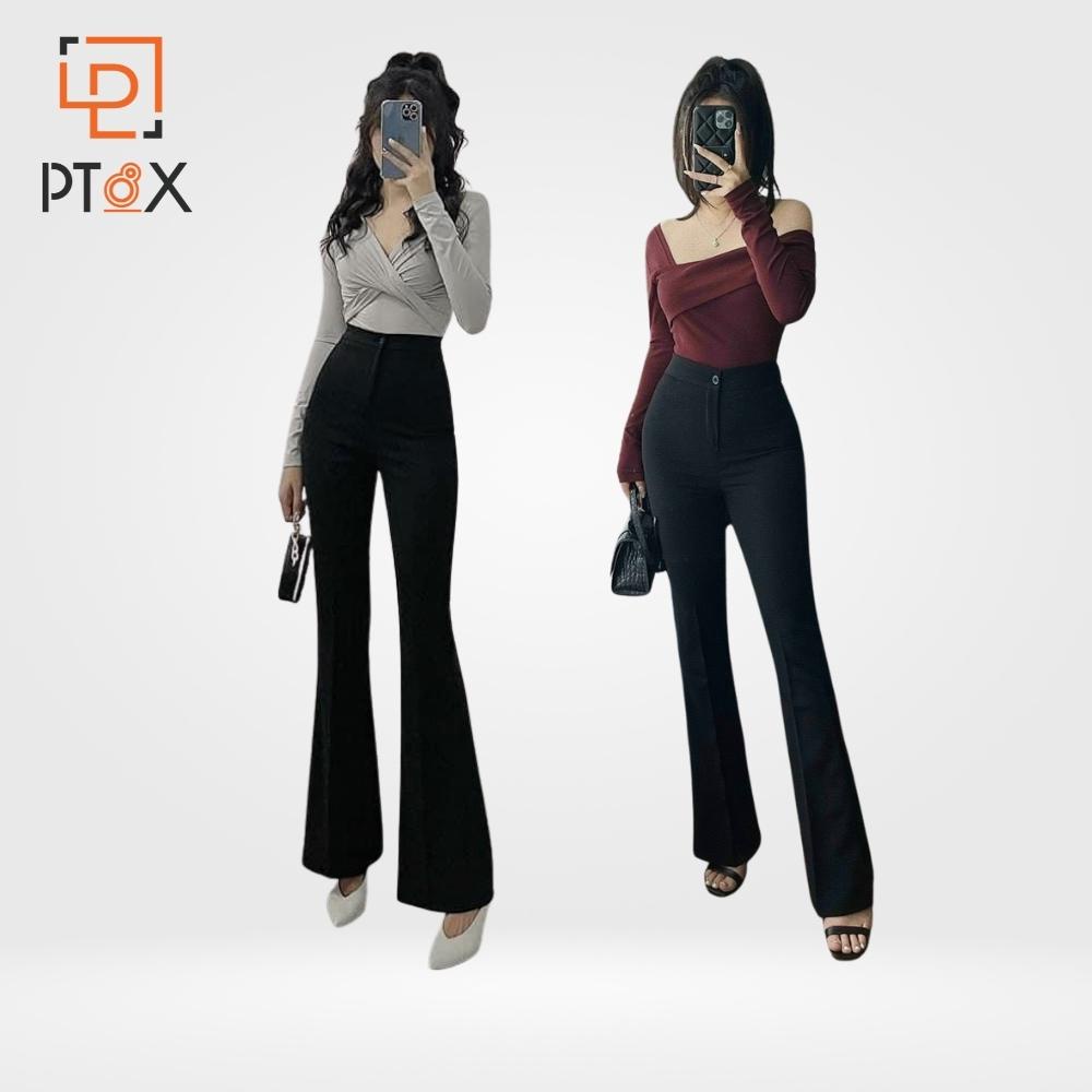 Quần tây công sở ống vẩy, quần ống loe dài 98-100cm PT8X THỜI TRANG UNISEX