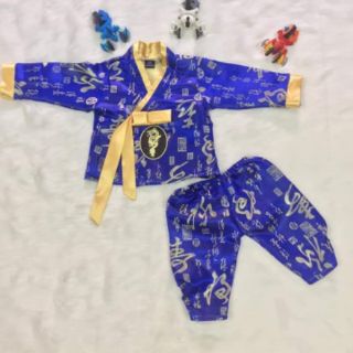 Hanbok  gấm bé trai cao cấp siêu xinh