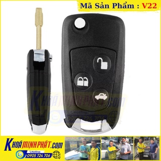 Vỏ Chìa khoá độ gập xe Ford Transit V22