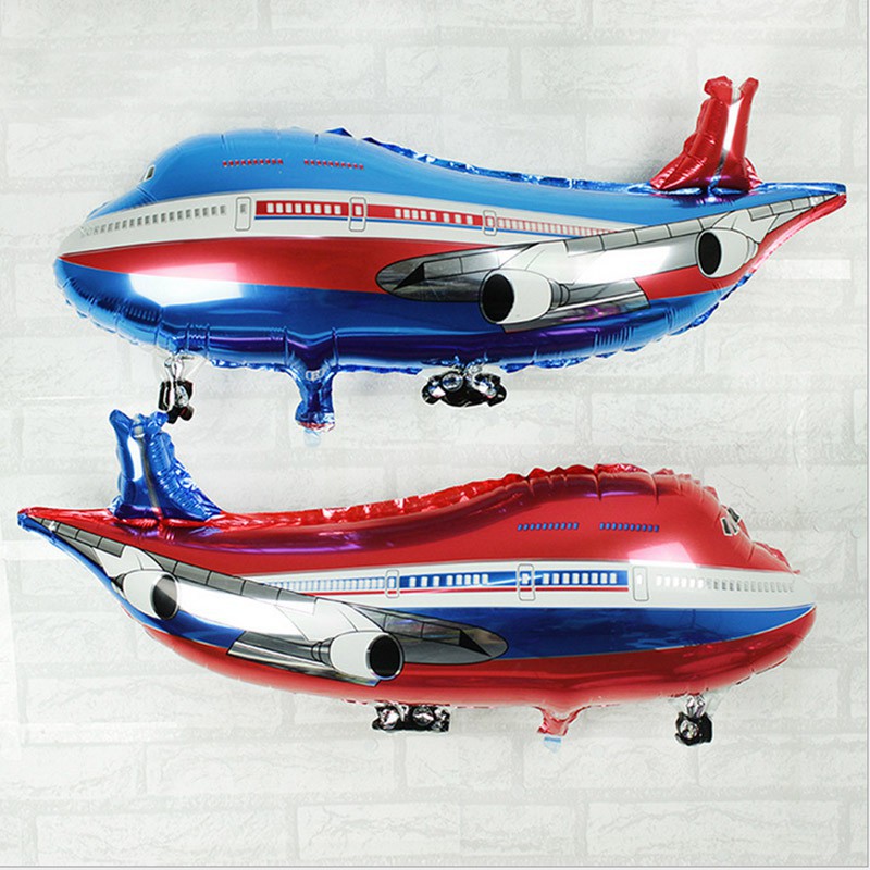Bong bóng hình máy bay Airbus tráng nhôm cỡ lớn