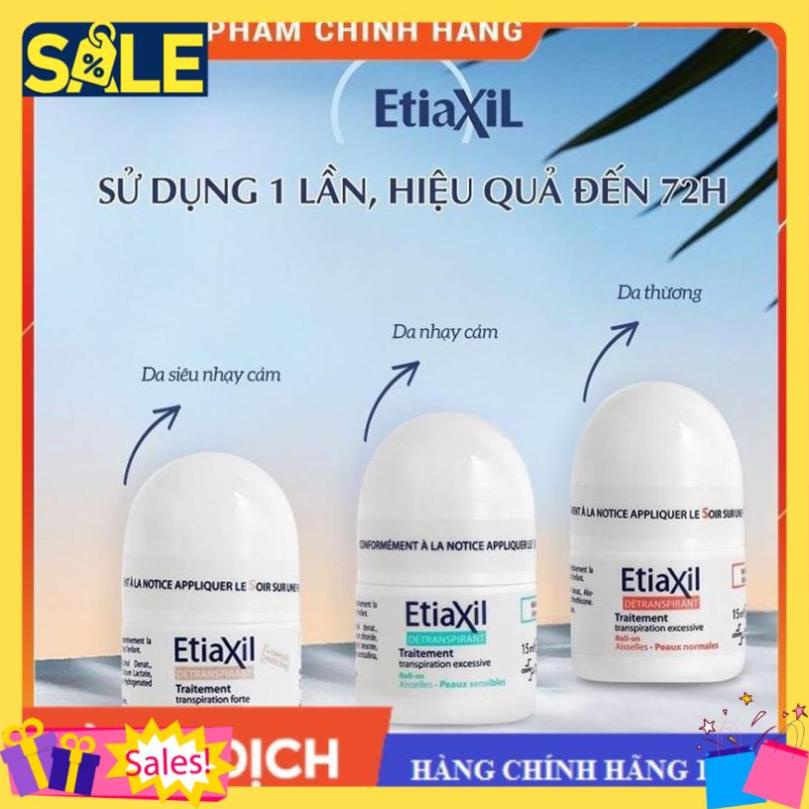 Lăn khử mùi Etiaxil ngăn ngừa mùi và mồ hôi vùng cánh lăn nách 15ml