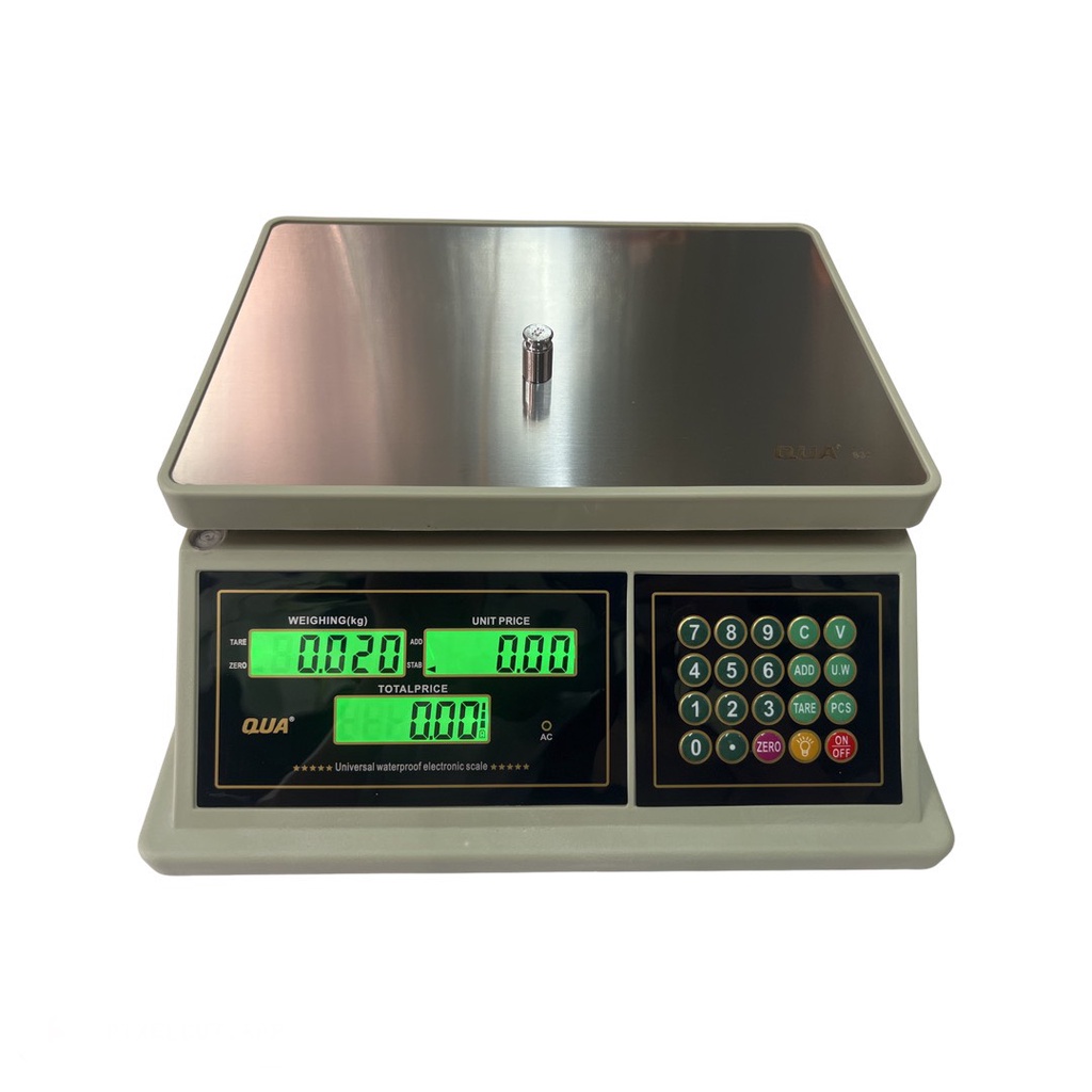 Cân điện tử 30kg - 1g QUA 832 , cân cao cấp, siêu bền, cân chống nước, độ chính xác cao.