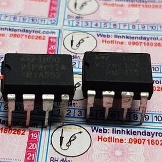 Linh kiện điện tử ic nguồn viper12a dip-8