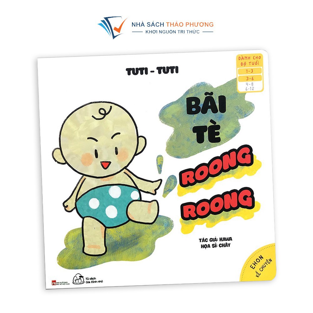 Sách Ehon Chơi cùng âm thanh - Tuti tuti cho trẻ từ 1-6 tuổi