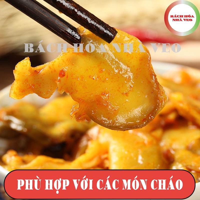 [Lẻ] Củ Cải Ăn Liền, Xào, Ăn Kết Hợp Cháo, Hàng Chuẩn, Siêu Ngon Gói 70g (Cay Nhẹ), Date Mới