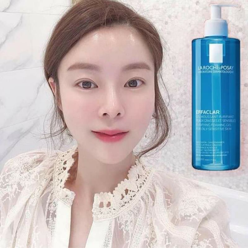 Sữa rửa mặt dạng gel tạo bọt cho da dầu và nhạy cảm La Roche-Posay Effaclar 400ml | WebRaoVat - webraovat.net.vn