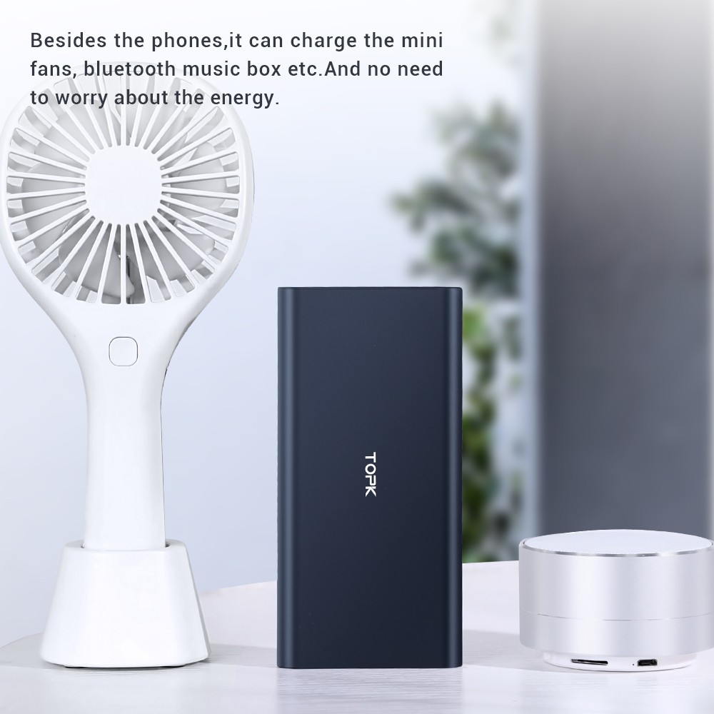 TOPK I1006P Pin Sạc Dự Phòng Cho iPhone Huawei Samsung Xiaomi Oppo Vivo Realme 10000mAh 36W Sạc Nhanh Có Màn Hình Điện Tử #6