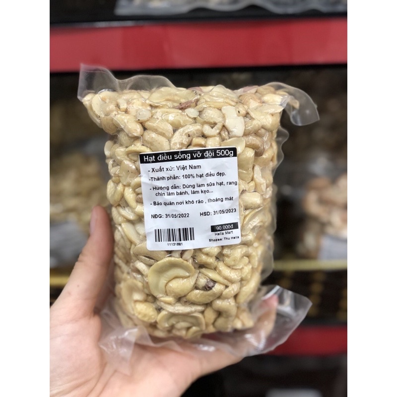 Hạt Điều Sống Vỡ Đôi