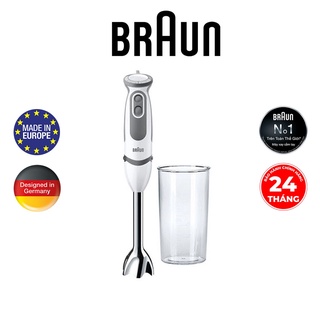 Máy xay cầm tay Braun MQ5200 Sản xuất 100% tại Châu Âu Số 1 thế giới, Công suất 1000w, chống văng độc quyền, xay nhanh