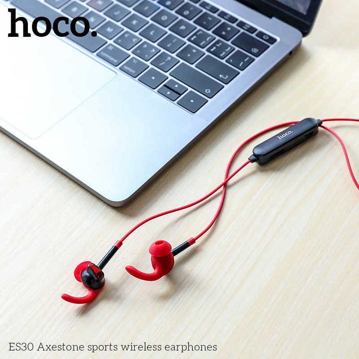 Tai Nghe Bluetooth Thể Thao Hoco ES30 Hỗ Trợ TF Thẻ Không Dây Với Micro Chất Lượng Cao Đa Năng - Tai nghe thể thao