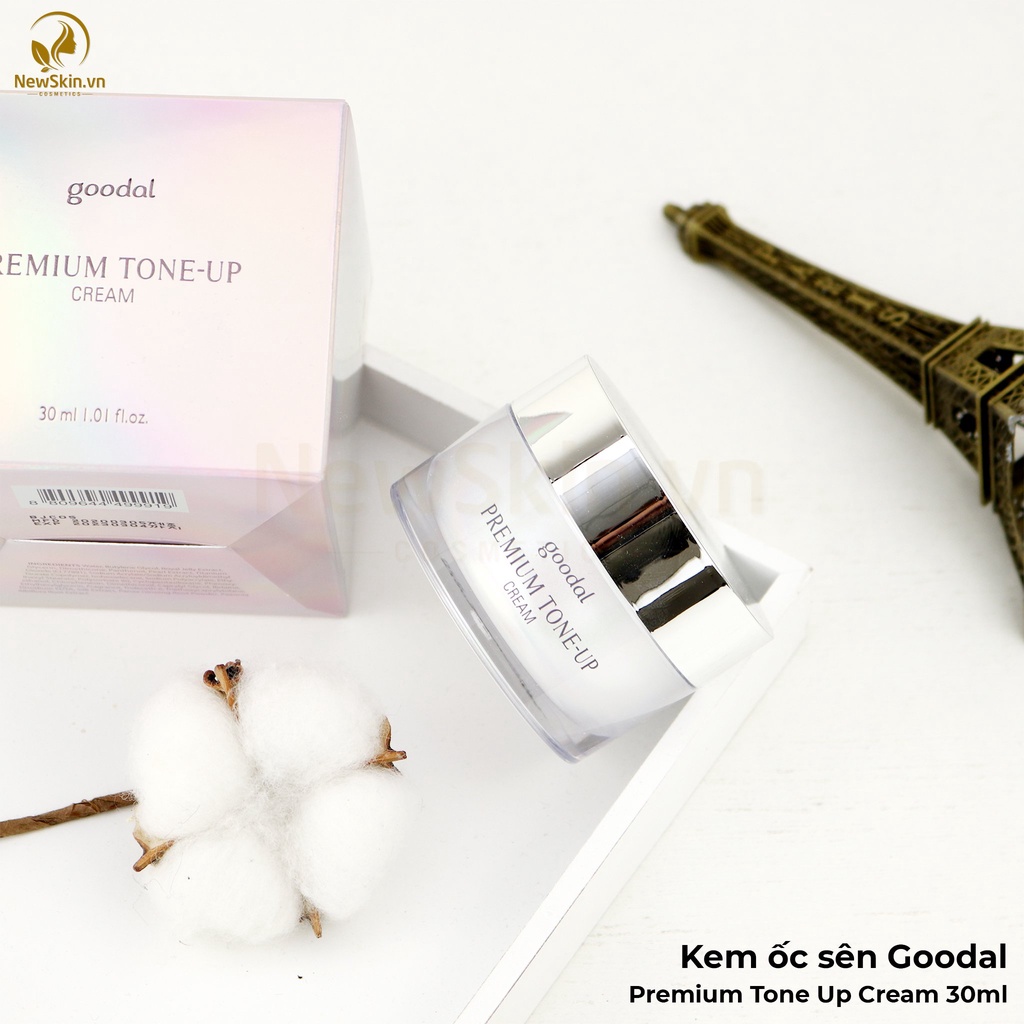 Kem Trắng Bật Tone Da Chiết Suất Ốc Sên Goodal Premium Snail Tone Up Cream Korea 10ml