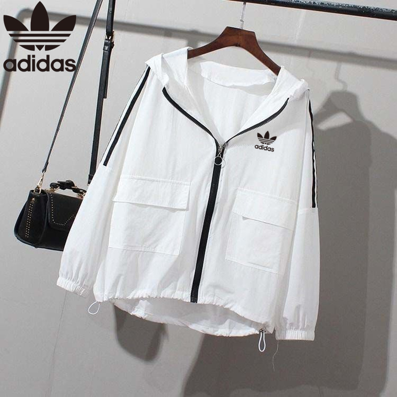 Áo Khoác Adidas Siêu Mỏng Chống Nước Chống Tia Uv Cho Nữ