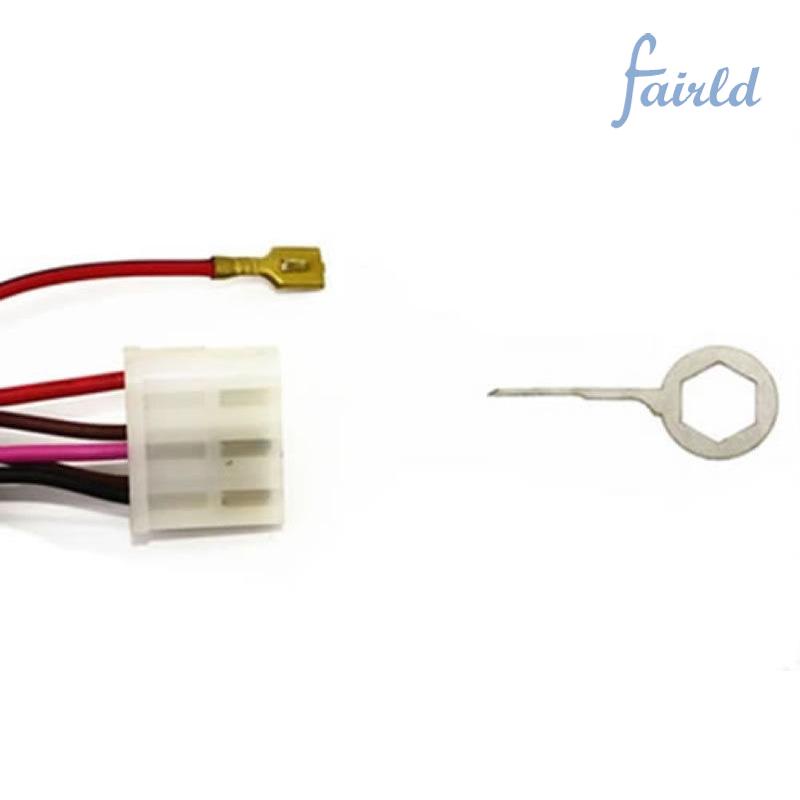 Set 3 Chốt Cài Dây Điện Thay Thế Bằng Thép Không Gỉ Cho Xe Hơi