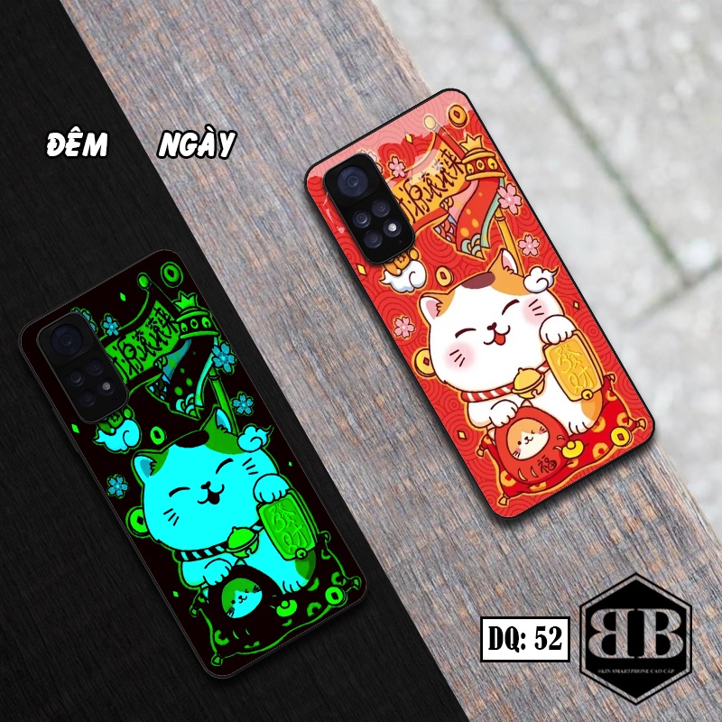 Ốp lưng kính Dạ Quang Xiaomi Redmi Note 11 4G / Redmi Note 11S phát sáng trong đêm đẹp - lạ