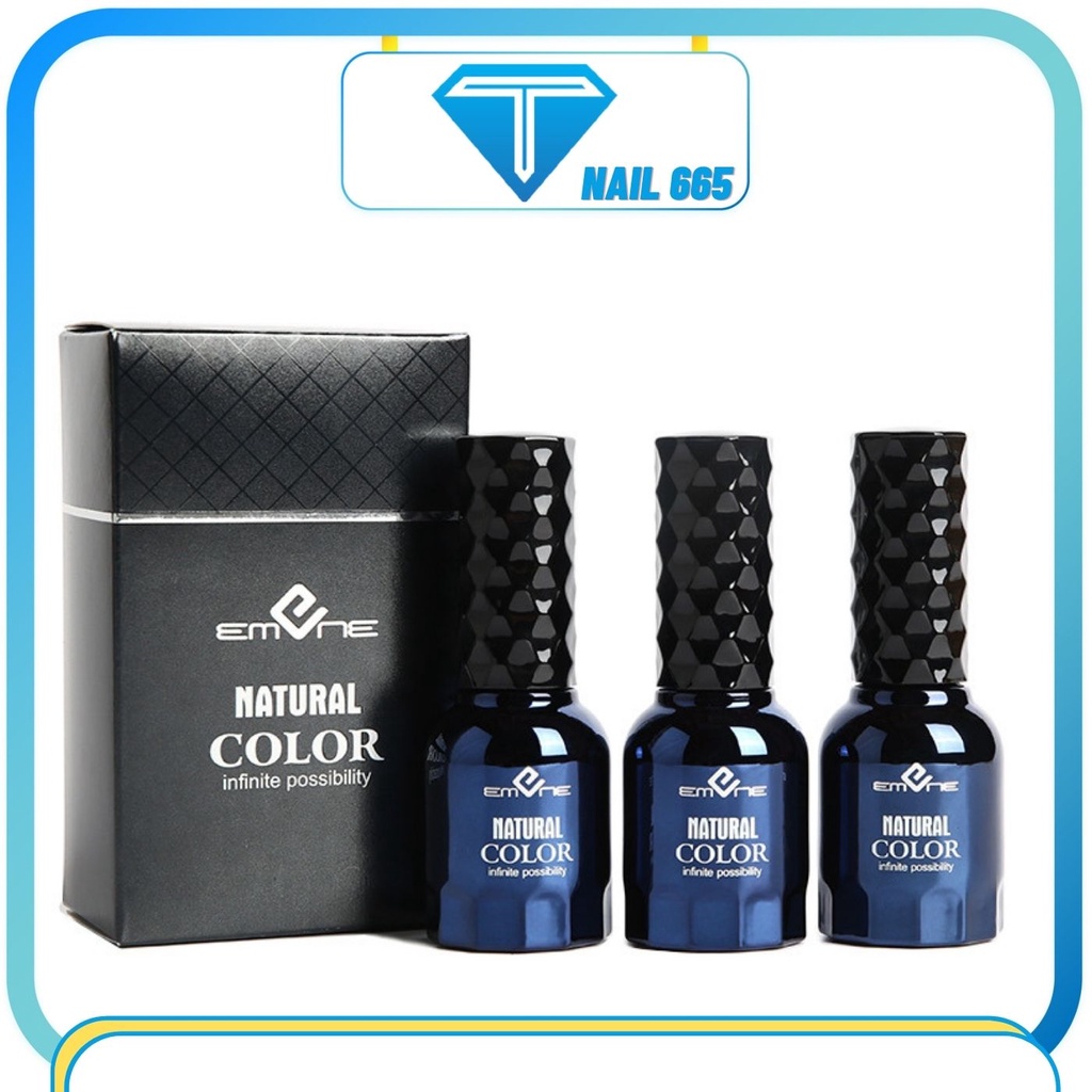 Base top bóng bền NATURL chính hãng , Base top liên kết cứng móng kiềm dầu móng nail loại cao cấp