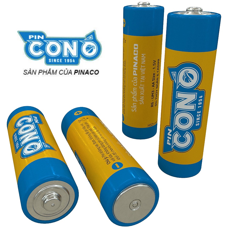 Pin Con Ó Vàng 2A Chính Hãng 1,5V - pin AA PINACO