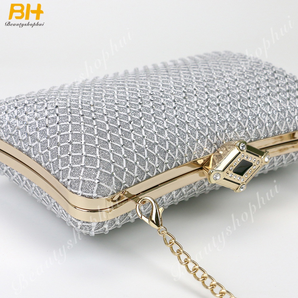 Ví Cầm Tay Cỡ Lớn 2022 Đính Đá Trang Trí Sang Trọng Hợp Thời Trang Cho Nữ