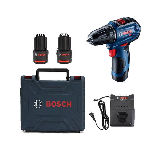 [CHÍNH HÃNG] Máy Khoan Bắt Vít Dùng Pin Bosch GSR 12V-30, Tốc Độ Khoan Nhanh, Mô-tơ Không Chổi Than