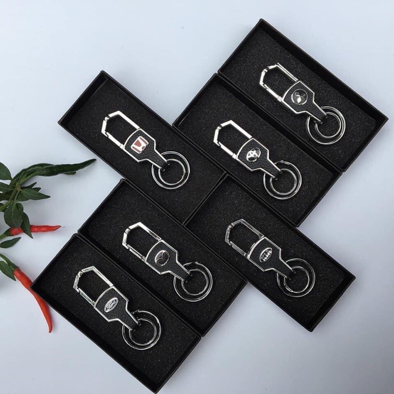 Móc Chìa Khóa Logo Theo Hãng Xe Hyundai - Kia - Mazda - Ford - Chevrolet - Honda - Nissan - Mitsubish