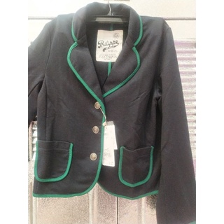 áo khoác cổ vest dáng ngắn