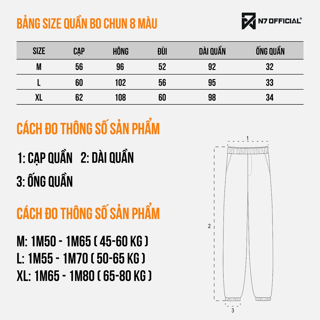 Quần jogger ống rộng unisex N7 bo gấu dáng thể thao suông nam nữ nỉ cao cấp da cá bigsize thu đông basic pants NHIỀU MÀU