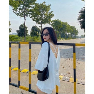 Áo phông đan dây chéo lưng (hàng quảng châu)