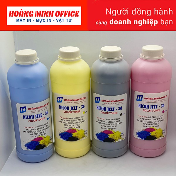 Combo 4 Mực đổ photo màu Ricoh MP C4503/ 5503/ 6503 ( 500g )