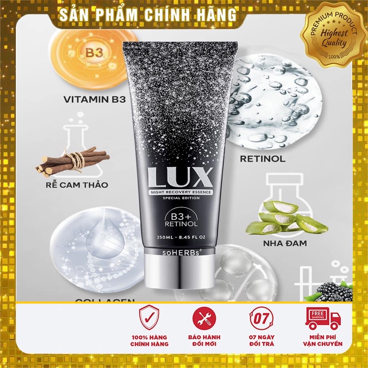 Kem body lux soherb dưỡng trắng da hộp 250g
