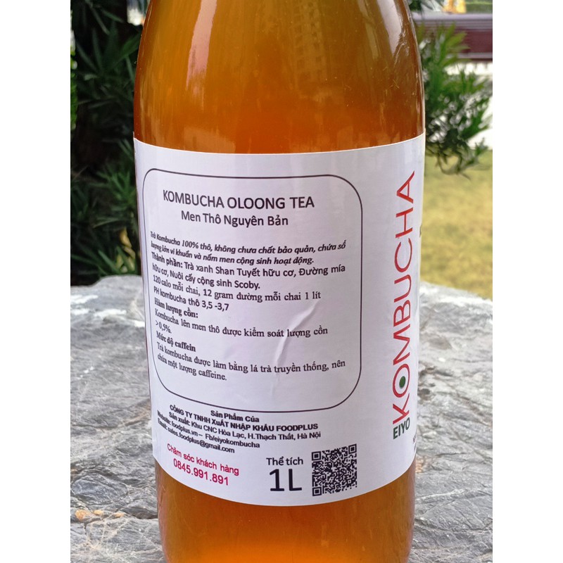 Trà KOMBUCHA OLOONG TEA - Nguyên Chất Thô (chuyên dùng cho pha chế tại Nhà &amp; Quán cà phê, quán bar, trà chanh, trà sữa)