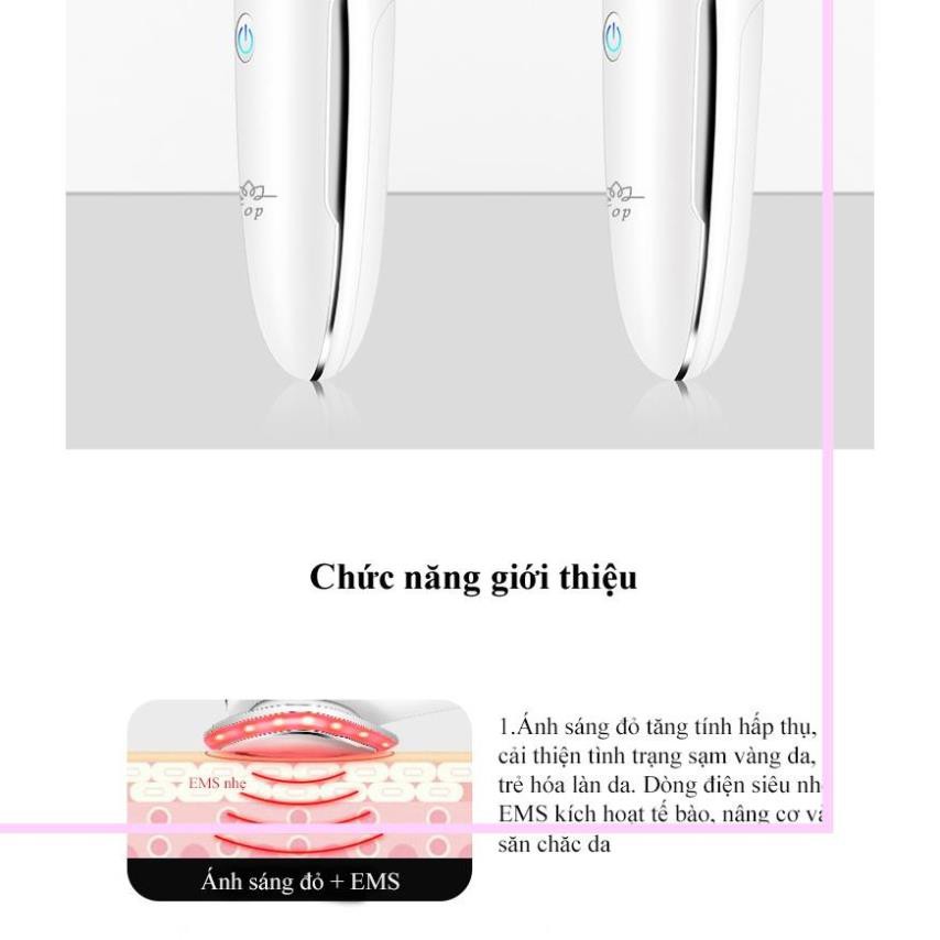 Máy Massage Mặt Truyền Dẫn Tinh Chất – Nâng Cơ EMS – Ánh Sáng Sinh Học-Beauty Top Spot | BigBuy360 - bigbuy360.vn
