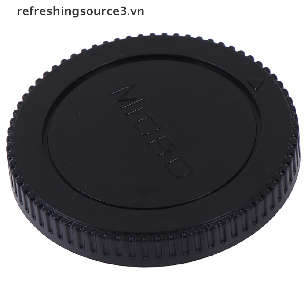 Nắp đậy thân máy/ ống kính phía sau bảo vệ cho máy ảnh Olympus M4 / 3 màu đen