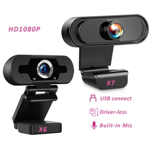 Webcam Cổng USB Nhỏ Gọn 1080p Có Mic Cho Máy Tính Để Bàn / Máy Tính Xách Tay