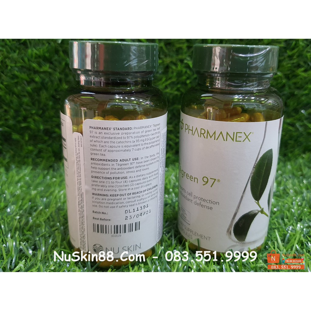 Thực Phảm Bảo Vệ Sức Khỏe Nuskin Tegreen 97 Chống Oxy Hoá Hỗ Trợ Tim Mạch Bảo Vệ Tế Bào - 120 viên