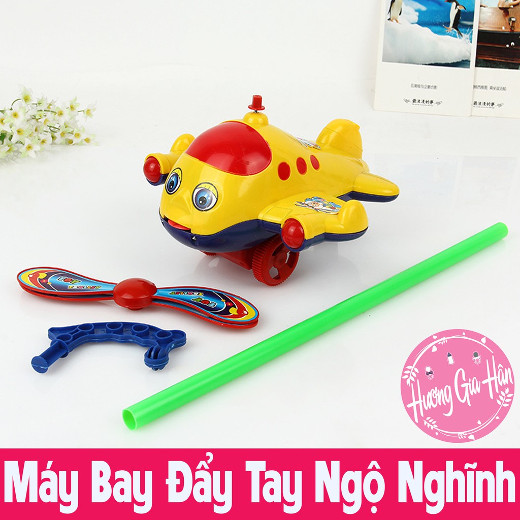 Đồ Chơi Máy Bay Đẩy Tay, Nháy Mắt, Lè Lưỡi Ngộ Nghĩnh