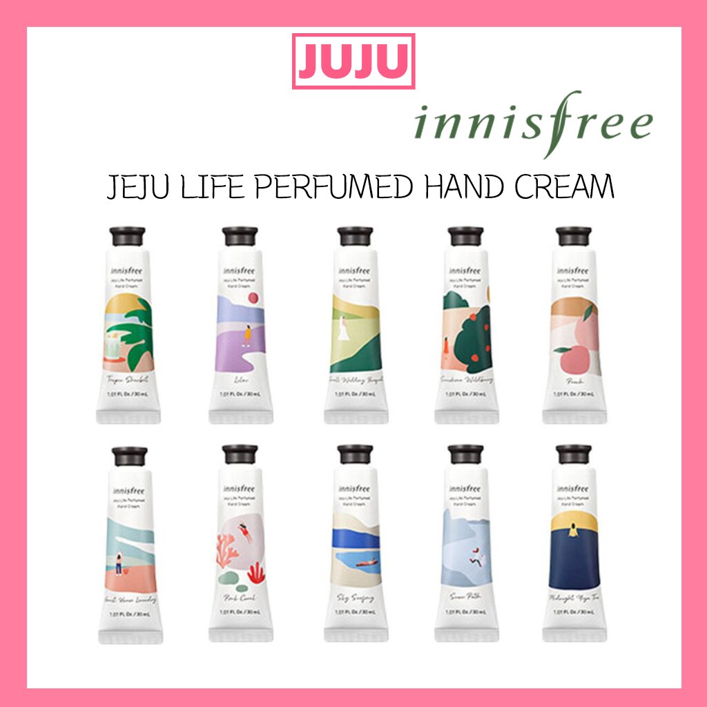 Kem bôi tay Innisfree Dòng Jeju Life Perfumed 10 Loại