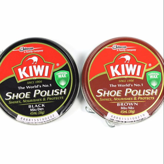 XI ĐÁNH GIÀY, XI SÁP KIWI POLISH  38GRAM, HÀNG CHUẨN,