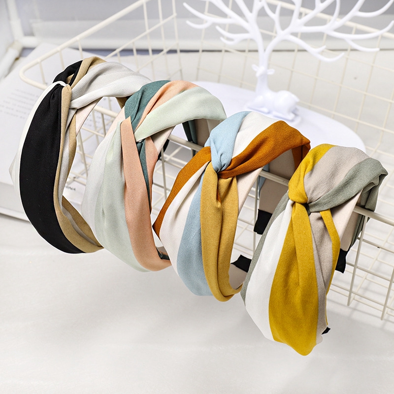 Băng đô màu sắc cầu vồng phong cách Hàn Quốc xinh xắn dành cho nữ