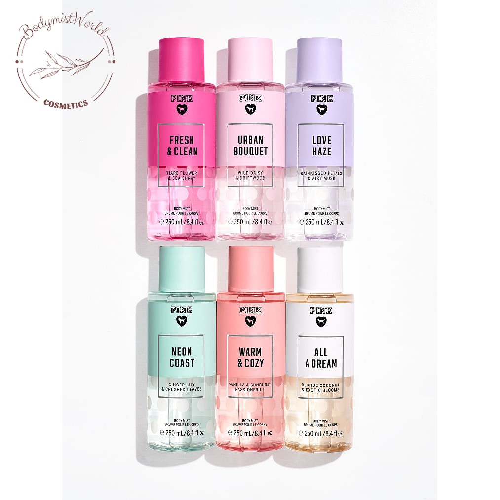 Body Mist Victoria Secret Xịt Thơm Toàn Thân Pink Collection
